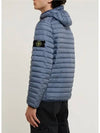 Loom Woven Chambers R-Nylon Down-TC Packable Jacket Light Blue - STONE ISLAND - BALAAN 3