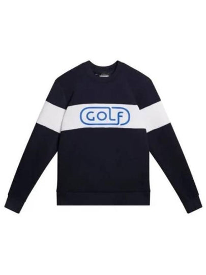 Men's Kameron Crew Neck Sweater Navy - J.LINDEBERG - BALAAN 2