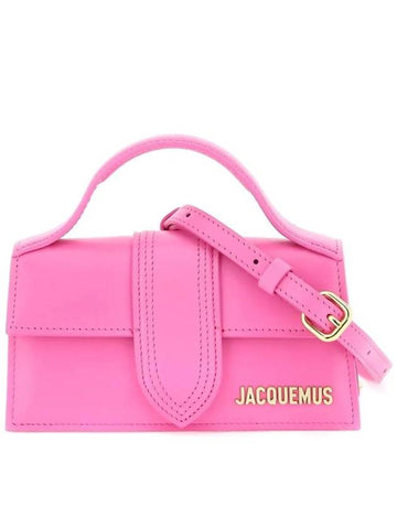 Le Bambino Small Flap Cross Bag Neon Pink - JACQUEMUS - BALAAN 1