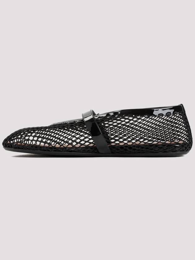 Buckle Strap Mesh Flats Black - ALAIA - BALAAN 3