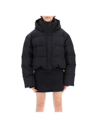 WARDROBE NYC High Neck Crop Puffer Down Padding W4012R03 BLK - ETC - BALAAN 2