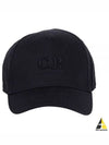 Gabardine Logo Ball Cap Black - CP COMPANY - BALAAN 2