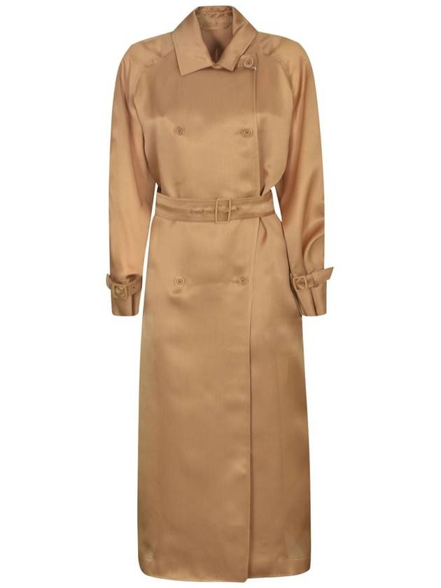 Max Mara Coats Leather Brown - MAX MARA - BALAAN 2