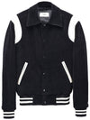 Corduroy Varsity Jacket Black - ROLLING STUDIOS - BALAAN 1