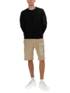 Multi-pocket Snap Crew Neck Sweatshirt Black - TEN C - BALAAN 3