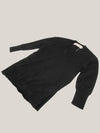 V-neck Cotton Knit  Top Black - MARNI - BALAAN 5