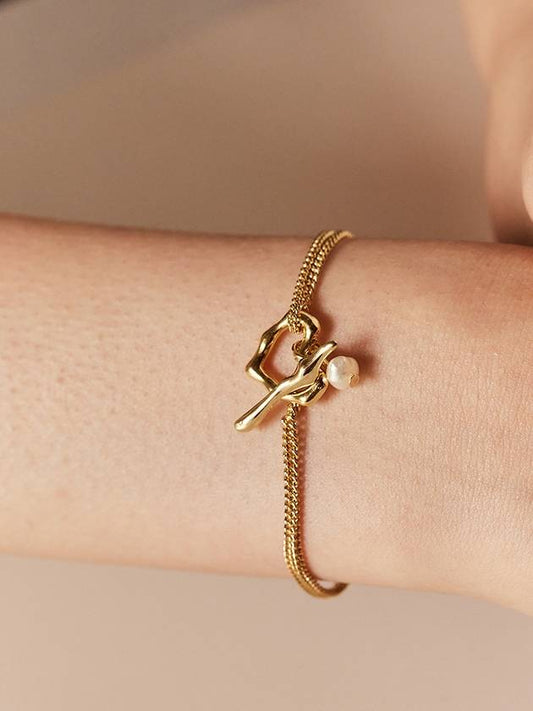 Women Heart Toggle Bracelet Gold - SOSOO - BALAAN 2