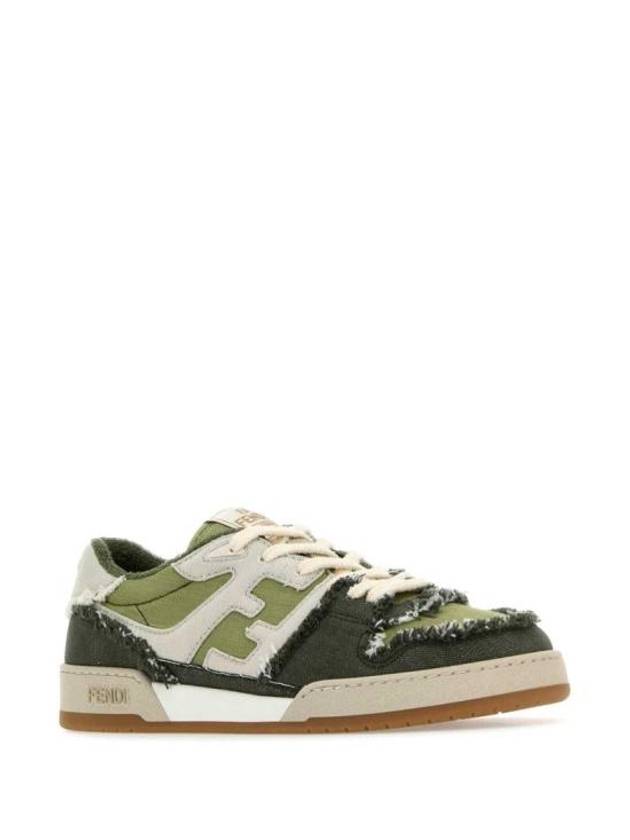 Match Low Top Sneakers Green - FENDI - BALAAN 3