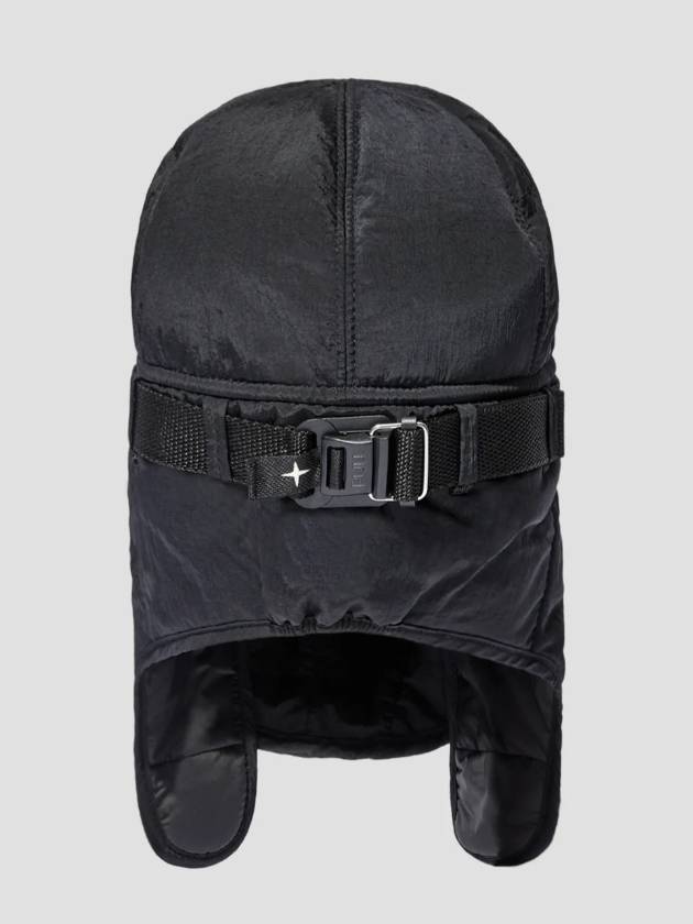 Logo Patch Balaclava Black - STONE ISLAND - BALAAN 4