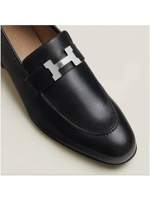 Paris Loafers Black - HERMES - BALAAN 6