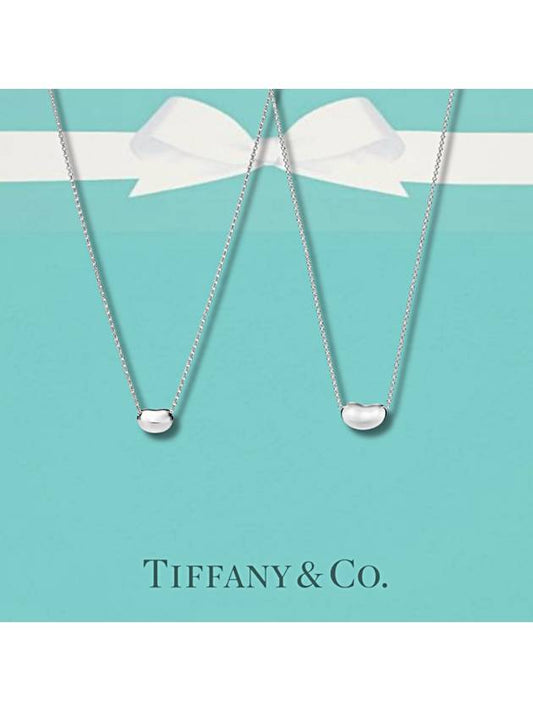 Tiffany & Co. Bean Design Pendant 9mm Necklace Silver - TIFFANY & CO. - BALAAN 2