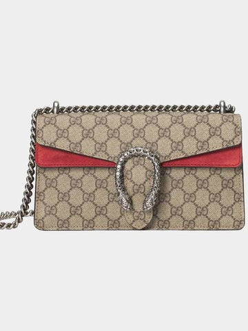 Dionysus Small GG Supreme Red 499623 - GUCCI - BALAAN 1