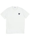 Play Small Black Waffen Short Sleeve T-Shirt P1 AZ T064 2 White - COMME DES GARCONS - BALAAN