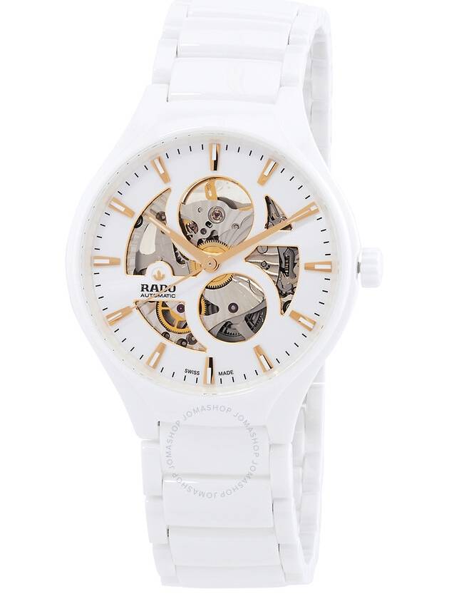 Rado True Round Open Heart Automatic White Dial Unisex Watch R27115012 - RADO - BALAAN 1