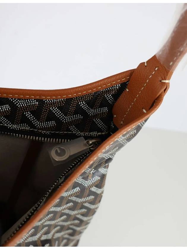 Bohème Hobo Shoulder Bag Tan Black - GOYARD - BALAAN 6