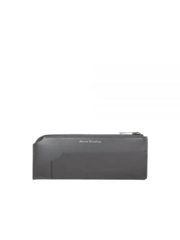 Logo Zipper Card Wallet  Dark Grey - ACNE STUDIOS - BALAAN 2