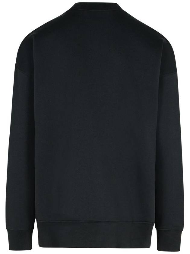 Palm Angels 'Bear In Mind' Black Cotton Sweatshirt - PALM ANGELS - BALAAN 3