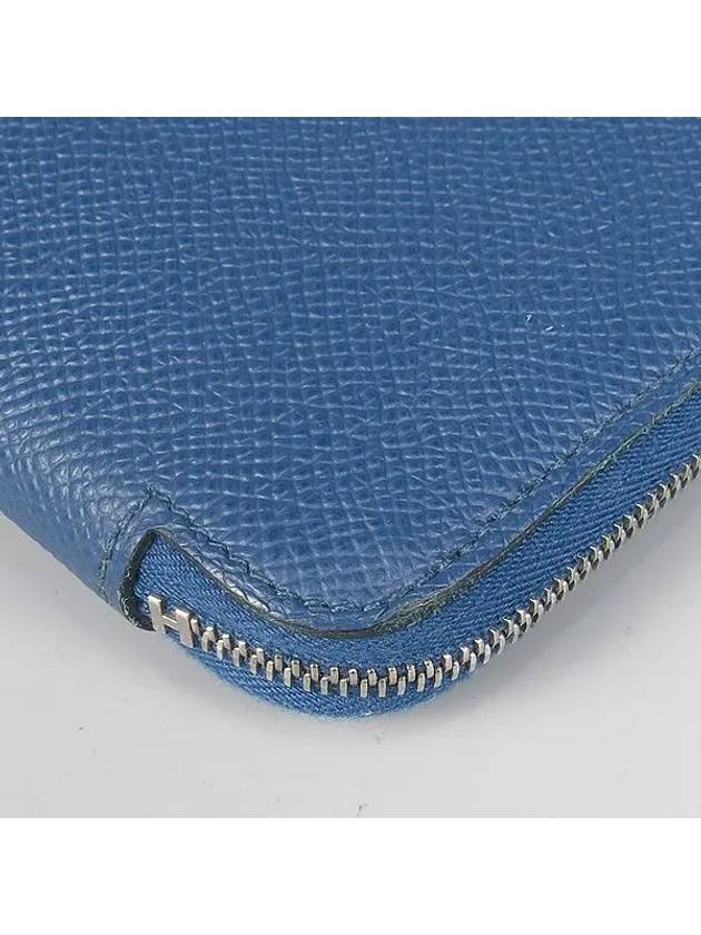 blue long wallet - HERMES - BALAAN 4