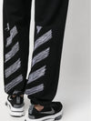 Diag Print Track Pants Black - OFF WHITE - BALAAN 6