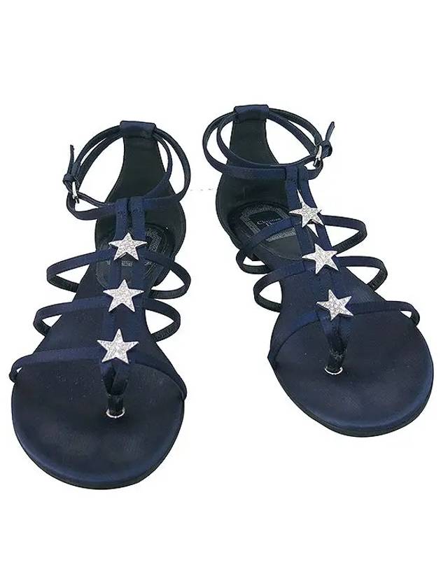 Smith Market used luxury goods navy sandals women s shoes - DIOR - BALAAN 1