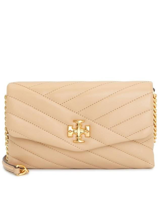 Kira Chevron Chain Long Wallet Desert Dune - TORY BURCH - BALAAN 2