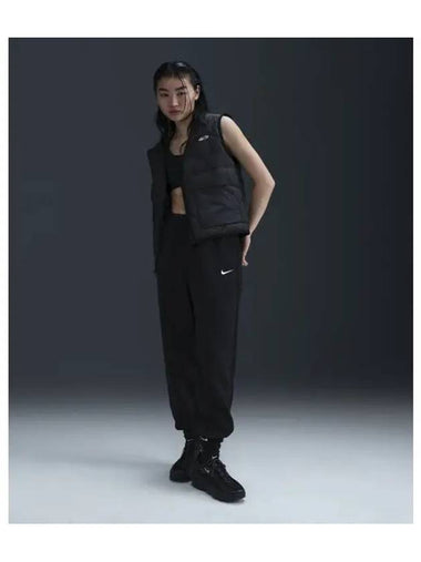 Sportswear Phoenix Fleece Oversized Track Pants Black - NIKE - BALAAN 1