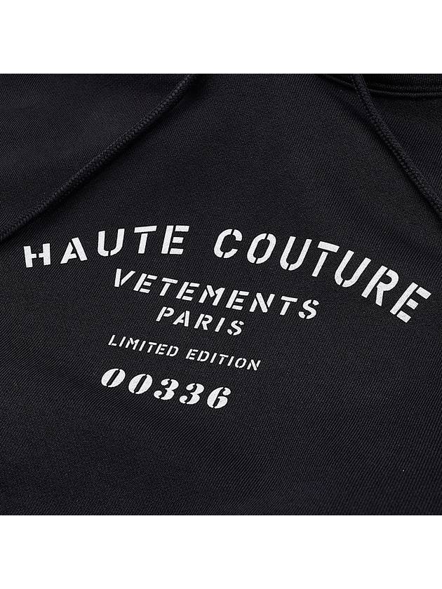 Logo Hoodie Black - VETEMENTS - BALAAN 6