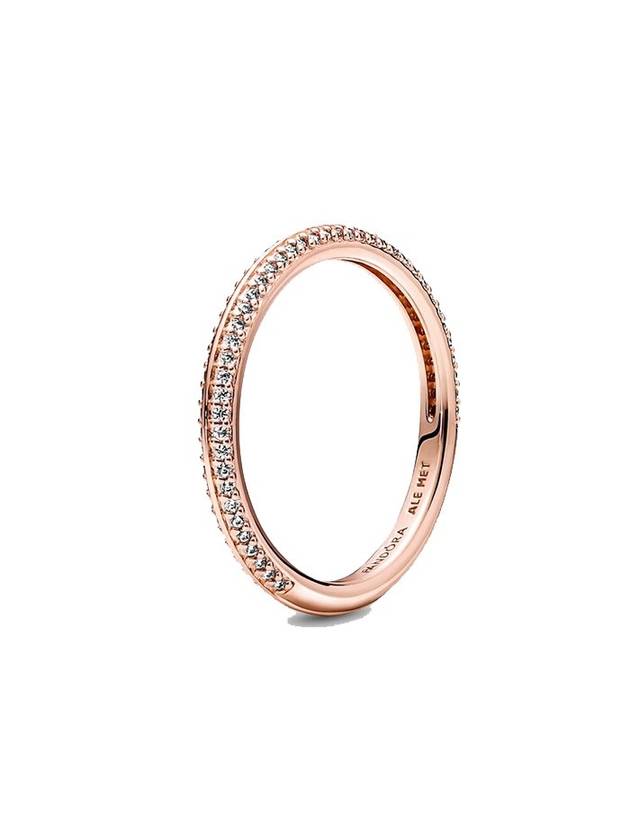 Me Pave Ring Rose Gold - PANDORA - BALAAN.