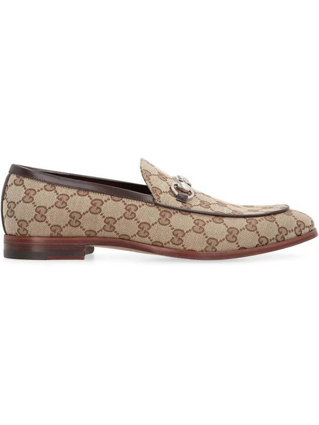 Men's Horsebit Loafer Beige Ebony - GUCCI - BALAAN 3