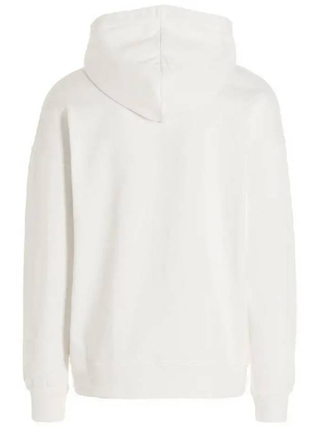 Miley Logo Print Hoodie White - ISABEL MARANT - BALAAN 3