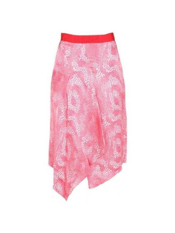 asymmetric midi H-line skirt pink - ISABEL MARANT - BALAAN 1