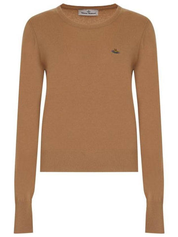 Bea Jumper Knit Top Camel - VIVIENNE WESTWOOD - BALAAN 1