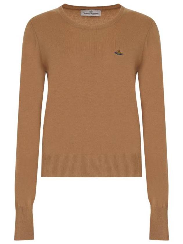 Bea Jumper Knit Top Camel - VIVIENNE WESTWOOD - BALAAN 2