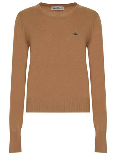 Bea Jumper Knit Top Camel - VIVIENNE WESTWOOD - BALAAN 1