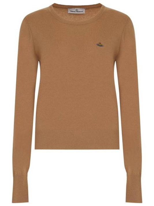 Bea Jumper Knit Top Camel - VIVIENNE WESTWOOD - BALAAN 1