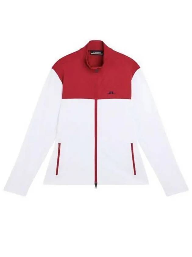 Banks Mid Layer Zip-Up Jacket Cherry White - J.LINDEBERG - BALAAN 2