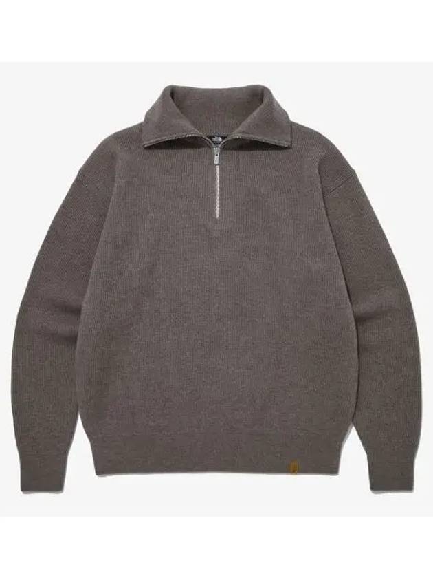 The North Face NT7AP51B Merino Wool Half Zip Sweater - THE NORTH FACE - BALAAN 1