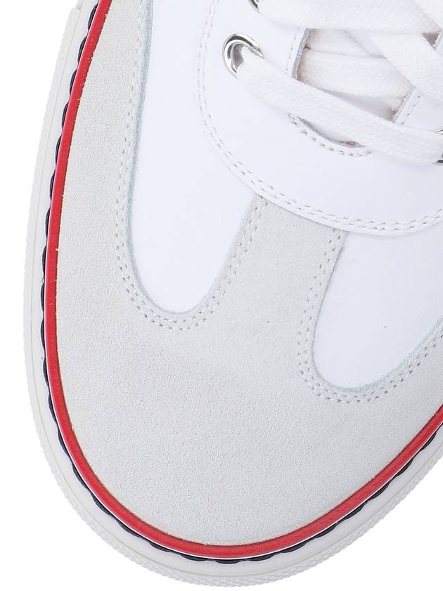 RWB Cupsole Rubber Calfskin Trainer Sneakers White - THOM BROWNE - BALAAN 6