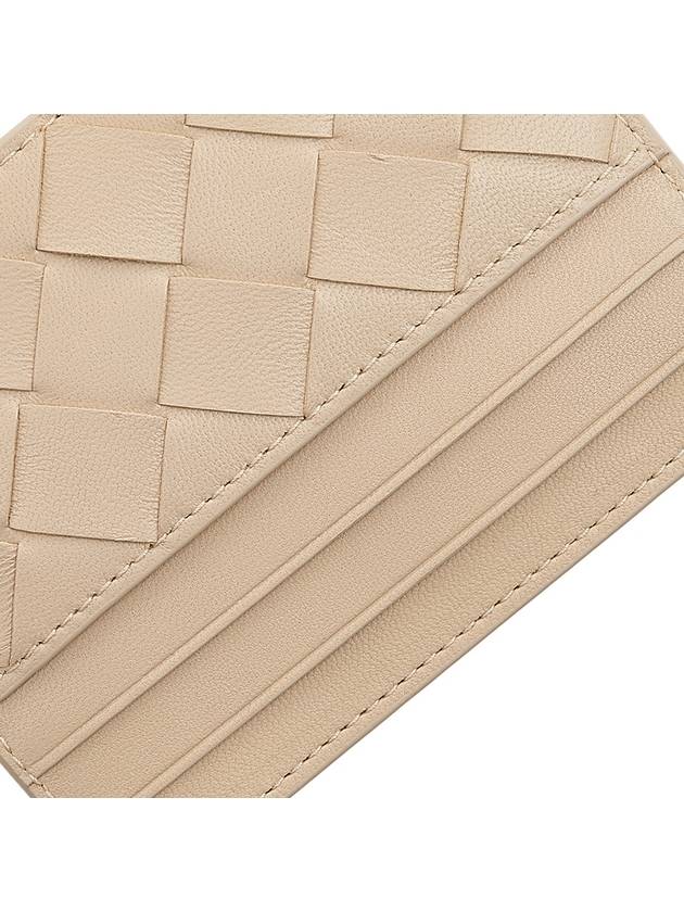 Intrecciato Leather Card Wallet Beige - BOTTEGA VENETA - BALAAN 8