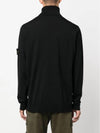 Wappen Patch Virgin Wool Turtleneck Black - STONE ISLAND - BALAAN 5