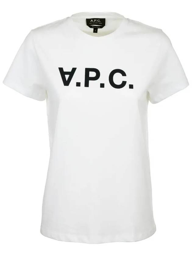 VPC Logo Short Sleeve T-Shirt White - A.P.C. - BALAAN 3