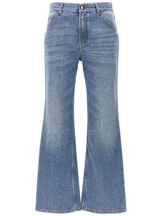 Denim Straight Pants CHC24SDP01157470 Light Blue - CHLOE - BALAAN 2