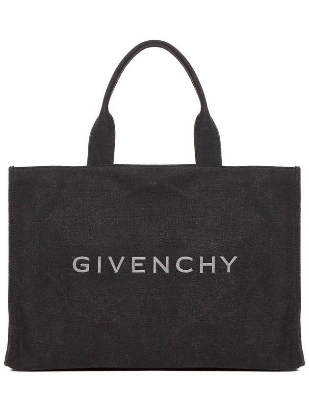 Logo embroidered open top tote bag BK50DXK1Y2_001 - GIVENCHY - BALAAN 2