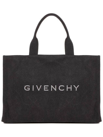 Logo embroidered open top tote bag BK50DXK1Y2_001 - GIVENCHY - BALAAN 2