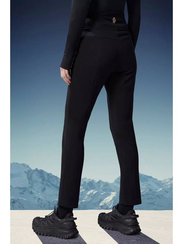 Grenoble Slim Fit Pants Black - MONCLER - BALAAN 4