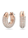 Dextera Hoop Earrings Rose Gold - SWAROVSKI - BALAAN 2