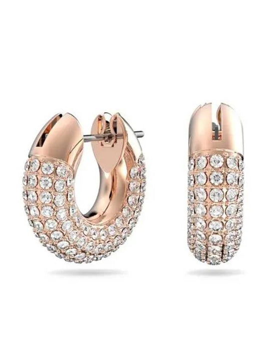 Dextera Hoop Earrings Rose Gold - SWAROVSKI - BALAAN 2