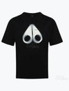 Maurice Logo Print Short Sleeve T-Shirt Black - MOOSE KNUCKLES - BALAAN 2