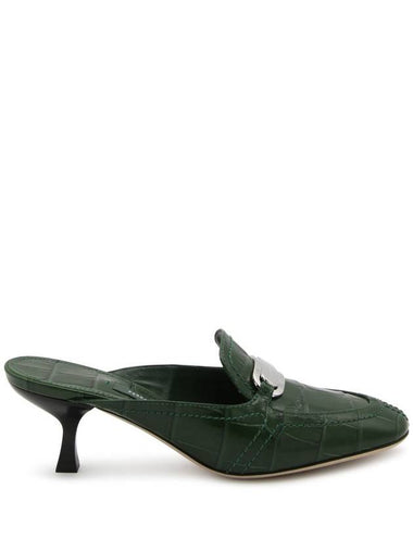 Ferragamo With Heel Green - SALVATORE FERRAGAMO - BALAAN 1