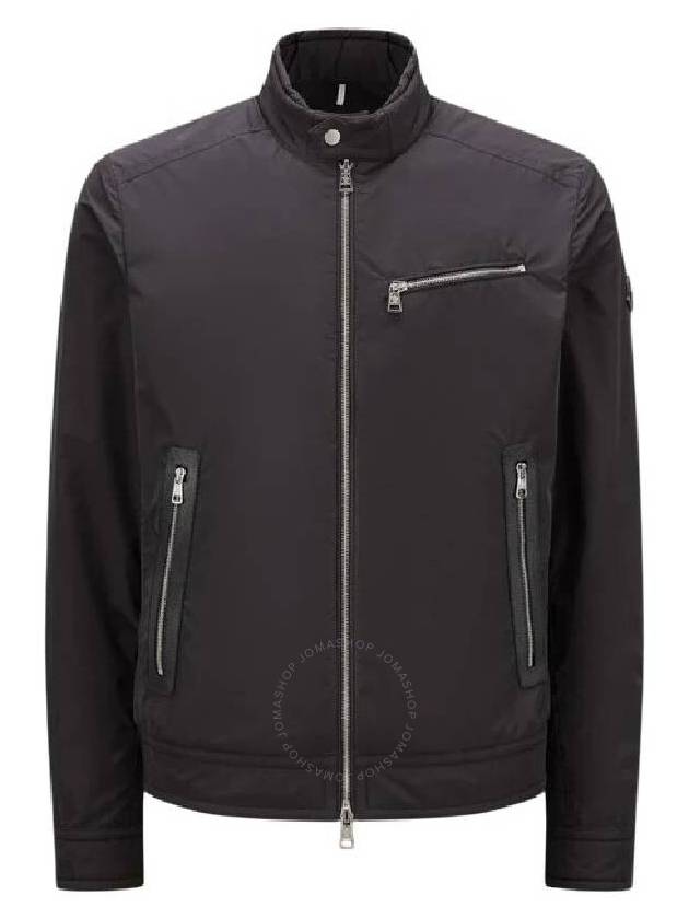 Drome Logo Patch Biker Jacket Black - MONCLER - BALAAN 2